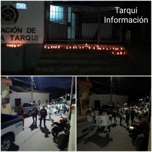 Marcha por la vida de policias y militares en Tarqui