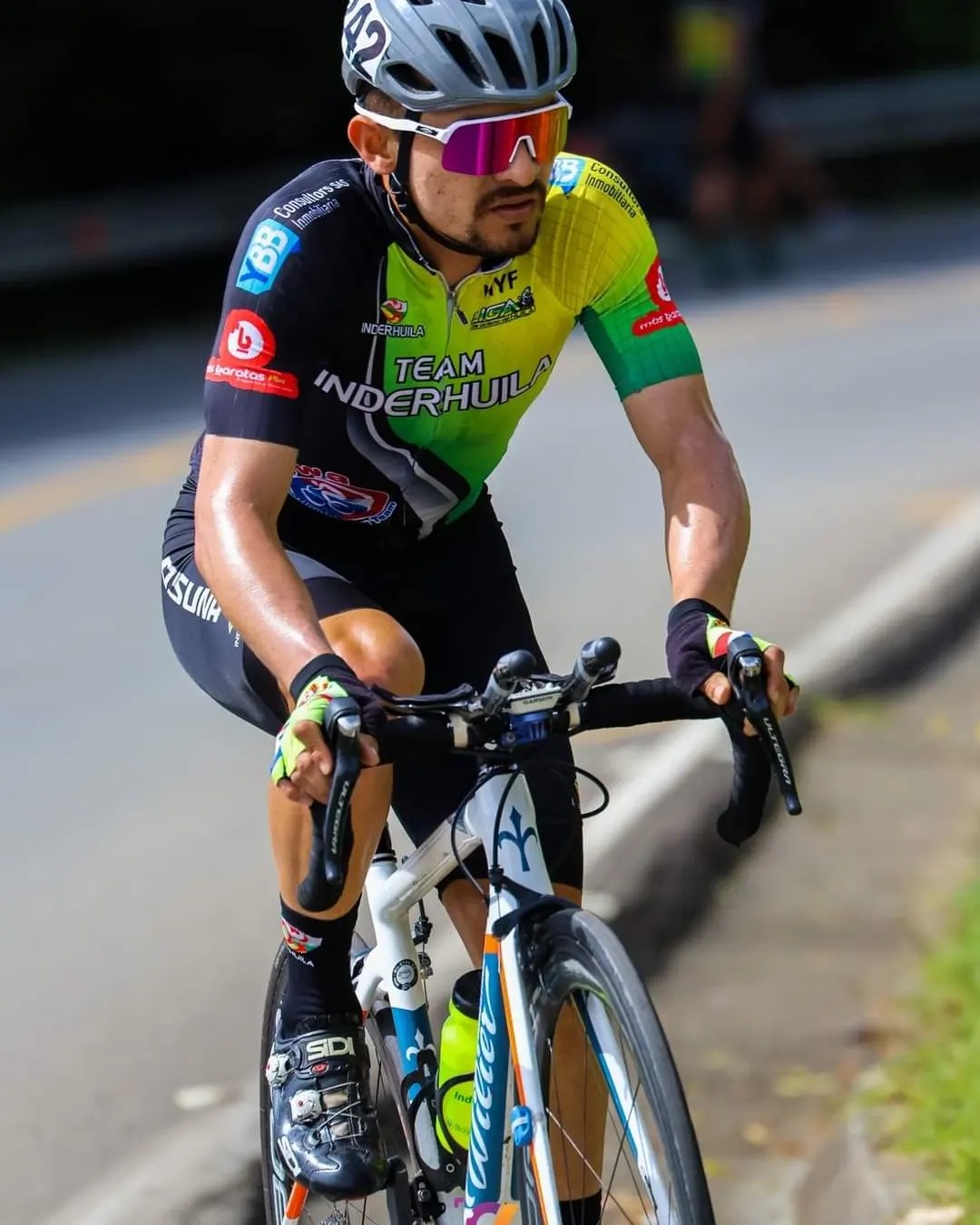 William Cerquera en la Vuelta a Colombia 2023.