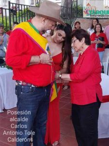 Carlos Antonio Tole, alcalde de Tarqui 2024-2027.